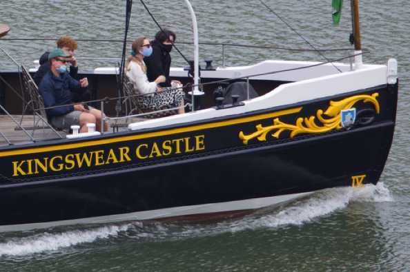 08 July 2020 - 15-20-01
Unthinkable just a few months ago. And now highly desirable. 
----------------------------
Masked passengers aboard PS Kingswear Castle